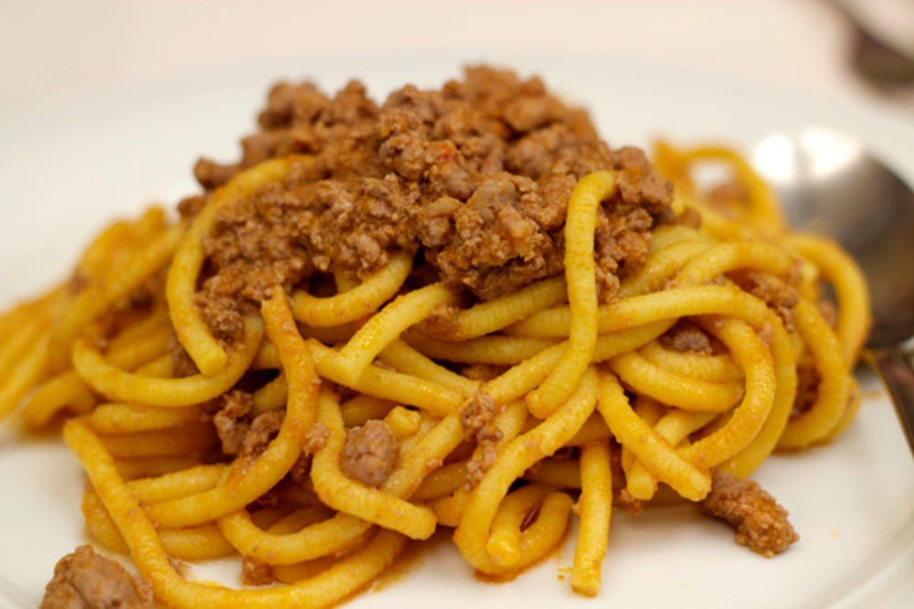 In invitante piatto di Bigoli di Bassano al ragù di Anatra