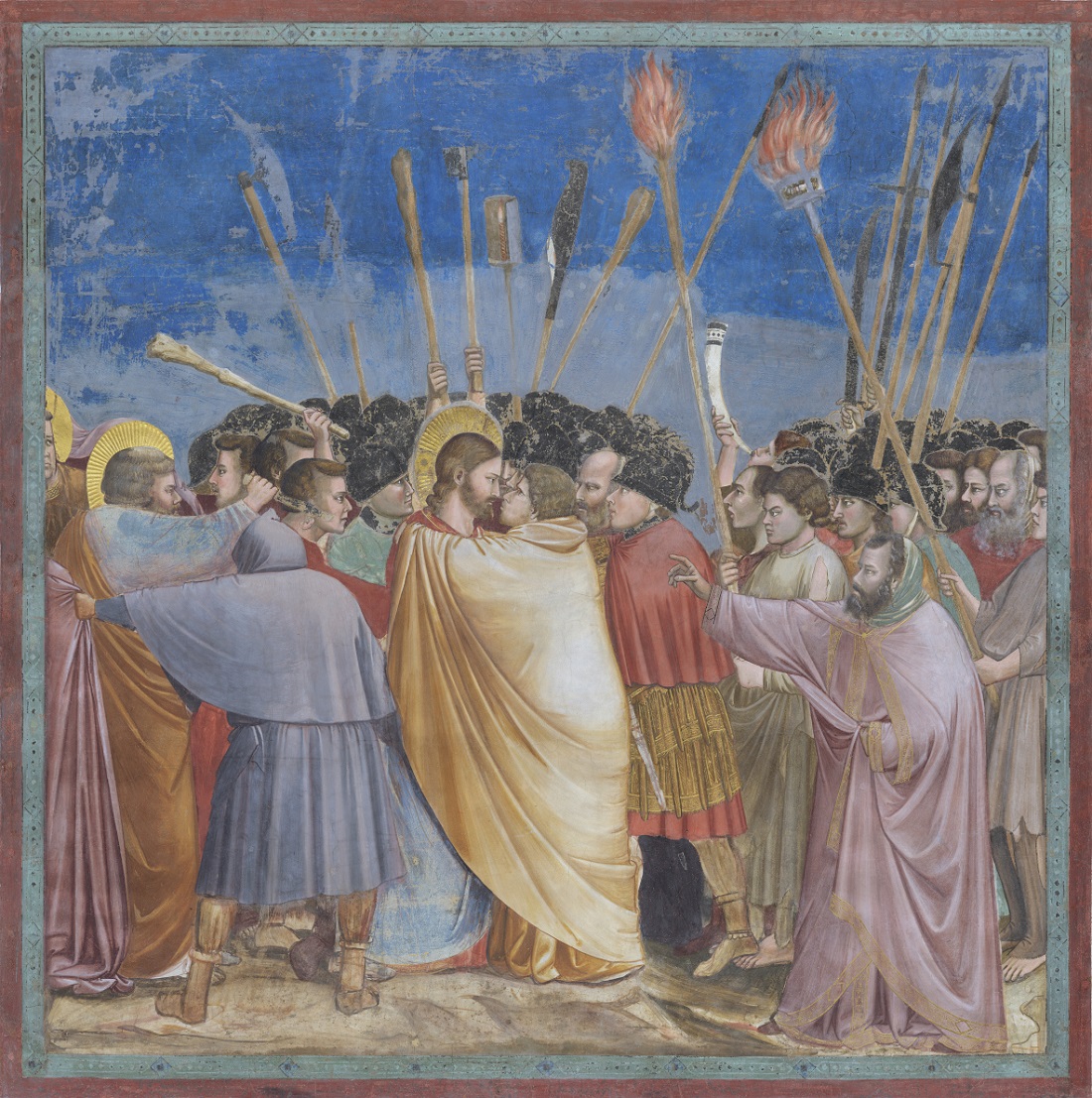 Где находится картина поцелуй иуды джотто