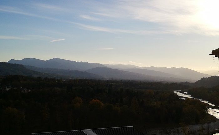 Panorama da Belluno - Il fiume Piave