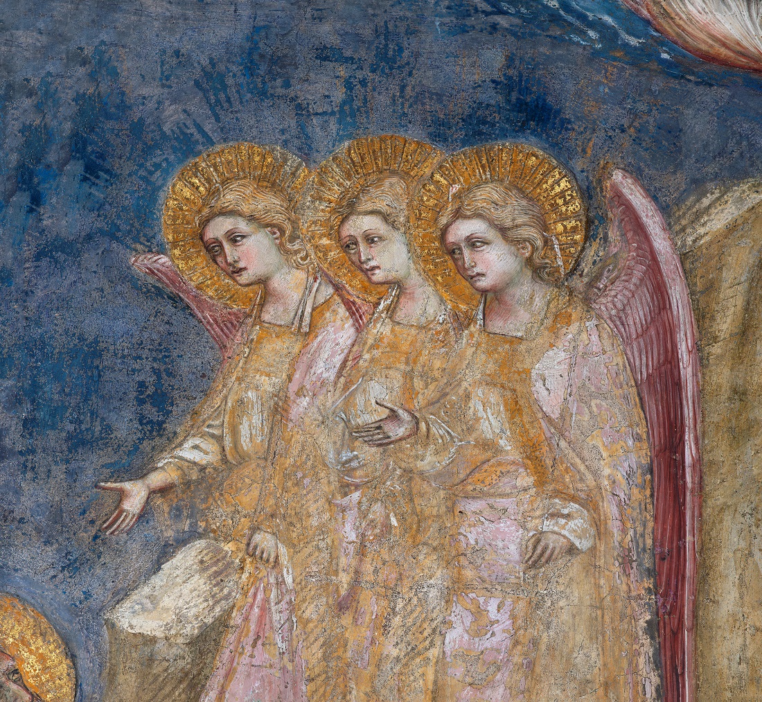 Cappella della Reggia Carrarese - particolare di un affresco