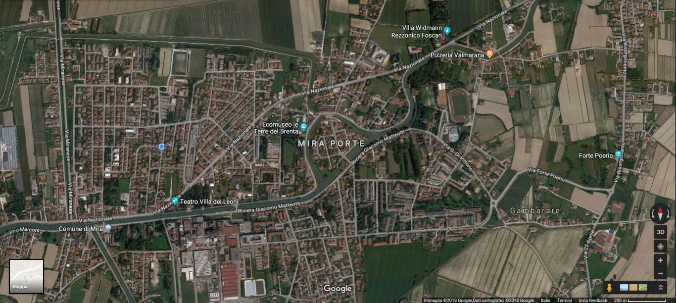 La mappa di Mira Porte