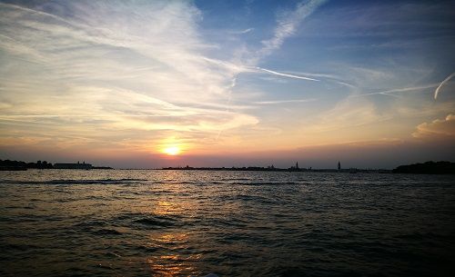 Tramonto sulla Laguna di Venezia