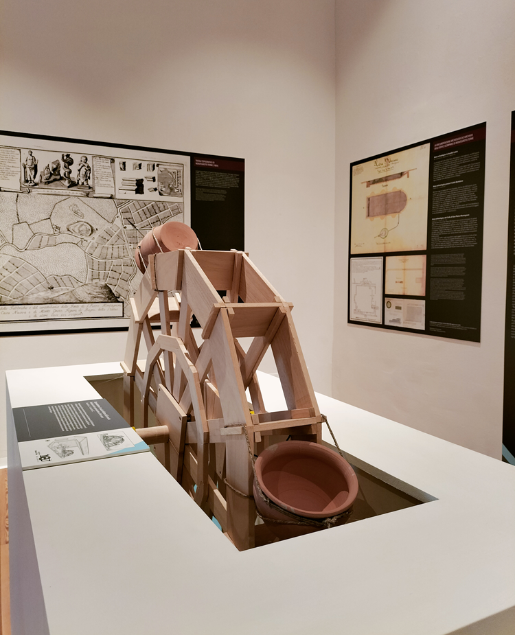 Sala interna del Museo del Termalismo 