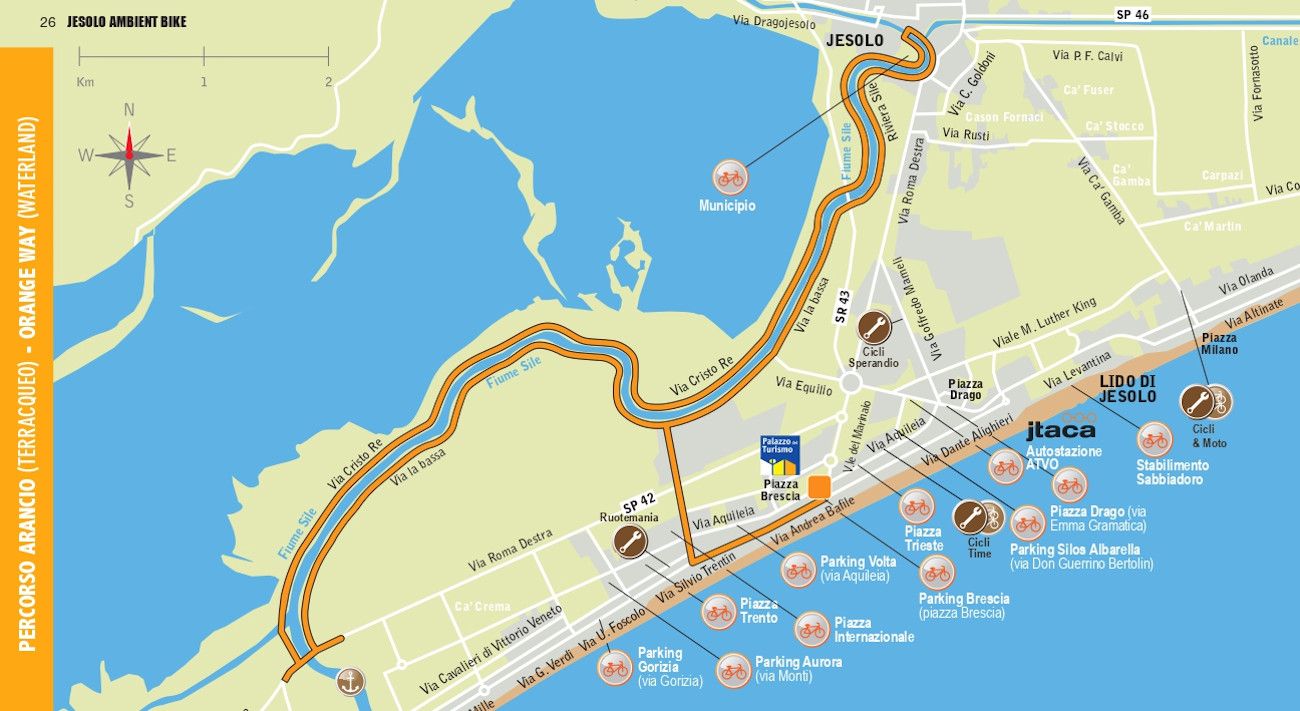 #01 - Percorso ciclabile Arancio (Terracqueo)