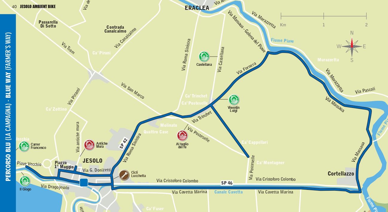 #09 - Percorso Ciclabile Blu (La Campagna)