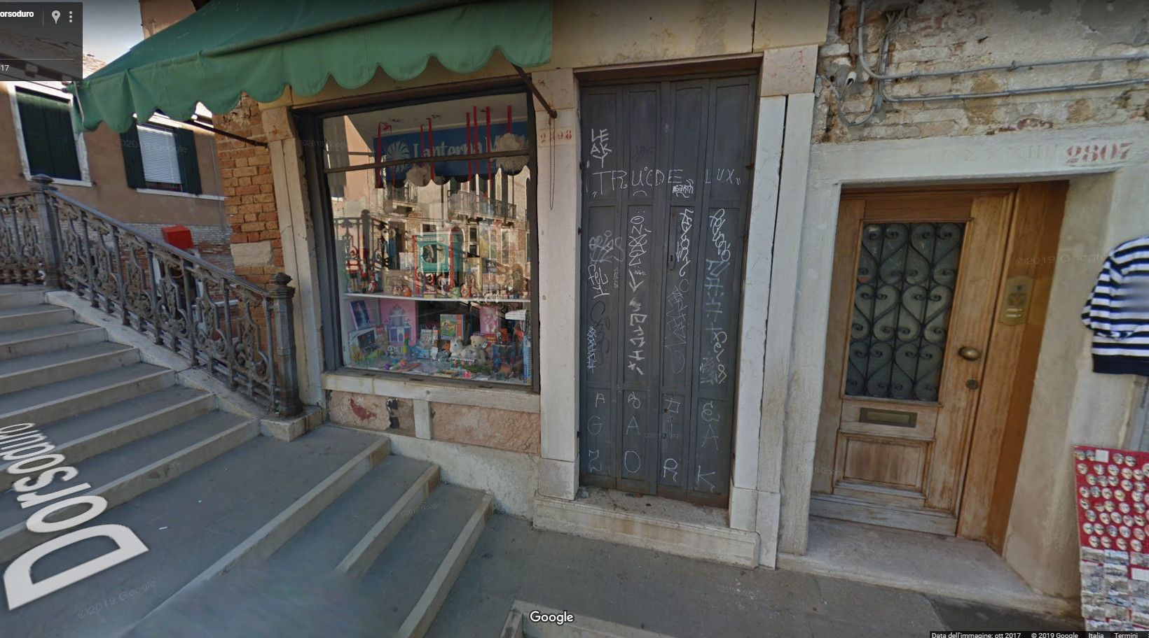 L'ex negozio di antiquariato