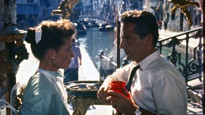 Il negozio di antiquariato in Campo San Barnaba nel film Summertime