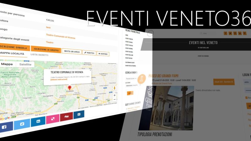 Per i tuoi eventi ecco una grande opportunità: Eventi Veneto360