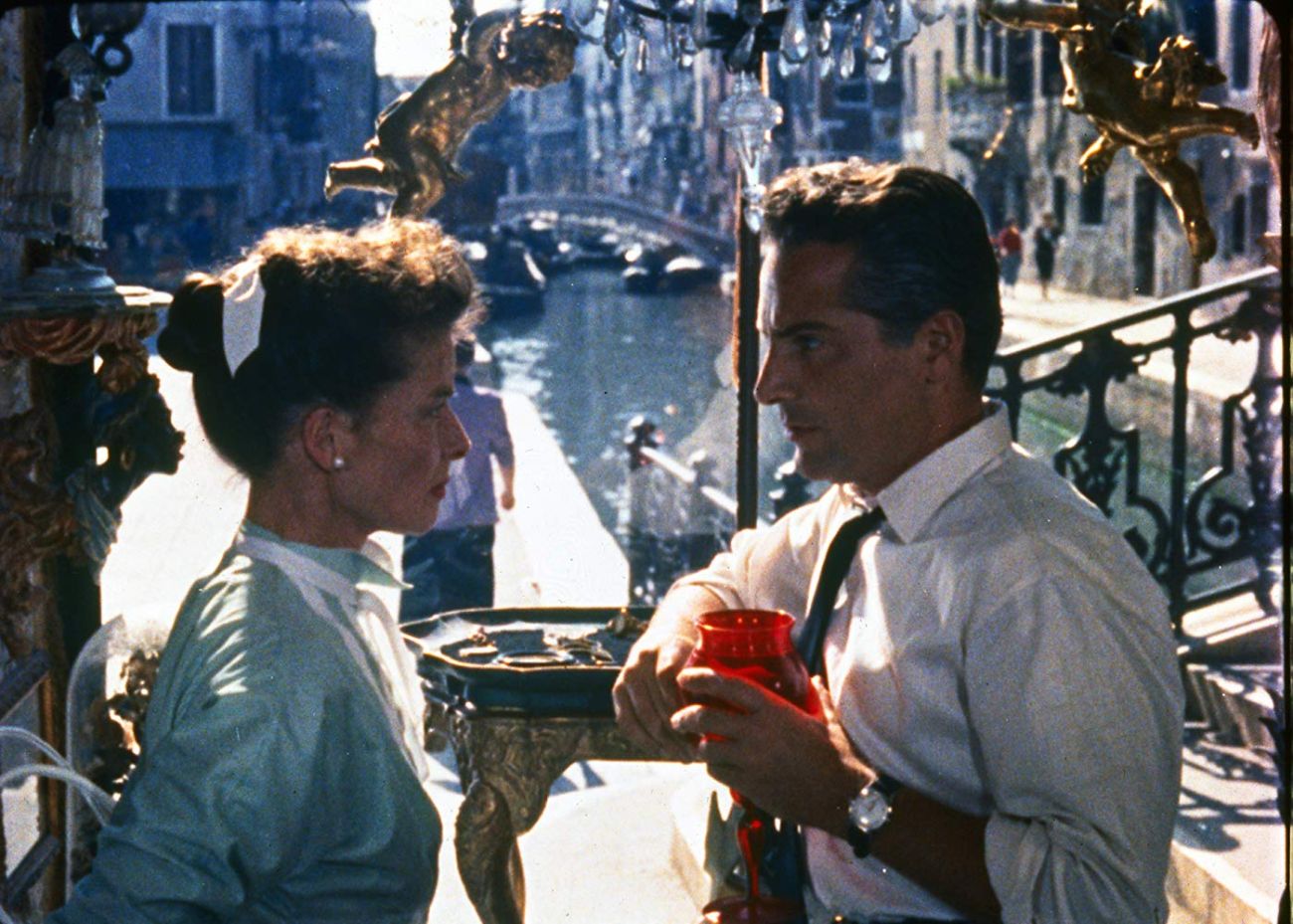 Il negozio di antiquariato in Campo San Barnaba nel film Summertime